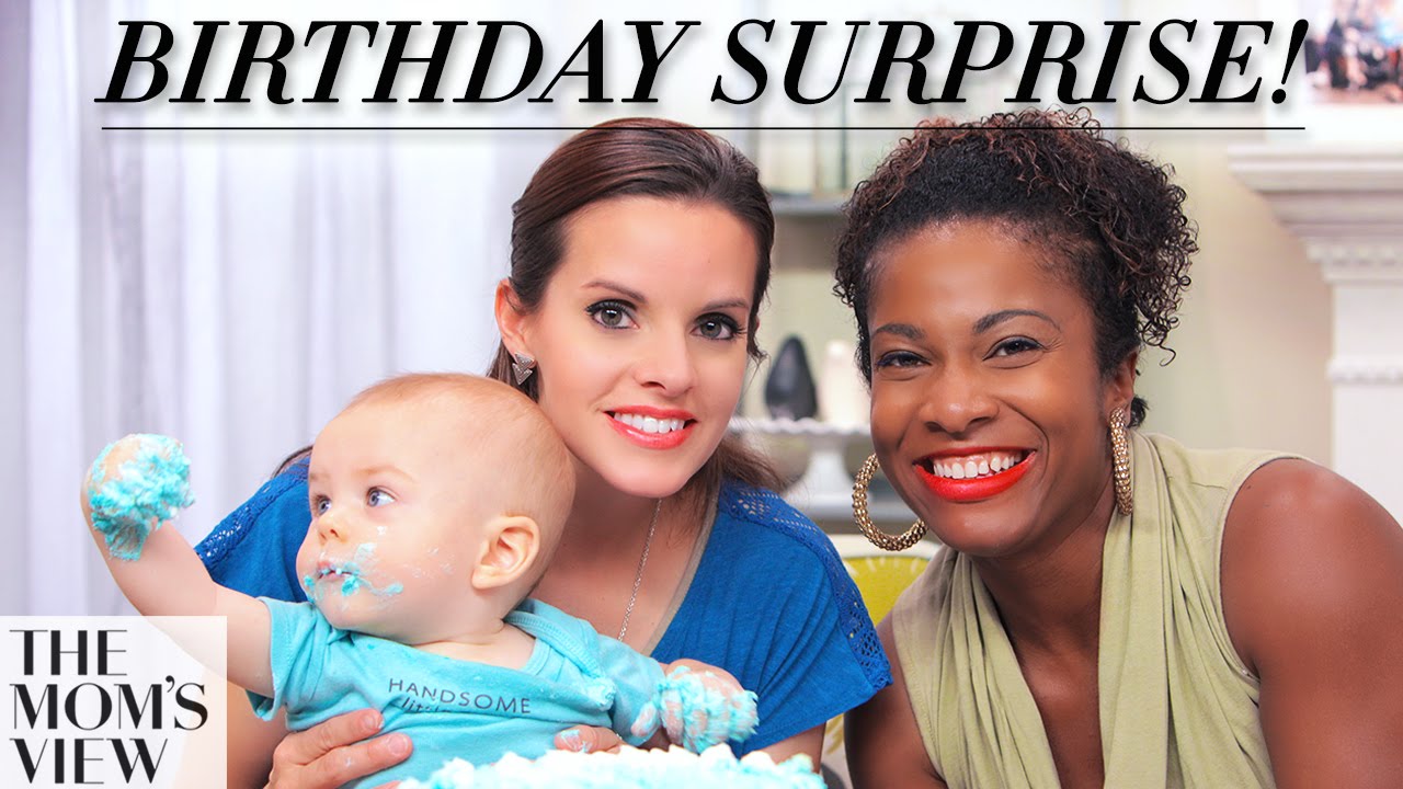 Birthday Surprise on The Mom's View!