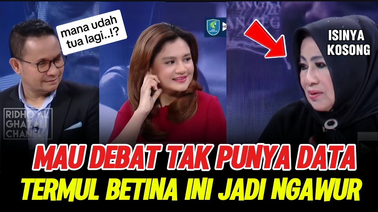Termul Cerita Ngawur Di Acara Debat Sampai Diketawain Host Cantik😜