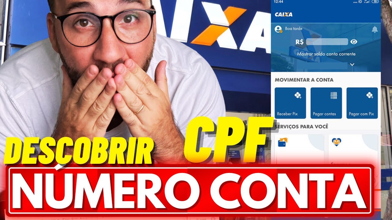Como DESCOBRIR MINHA CONTA CAIXA pelo CPF?