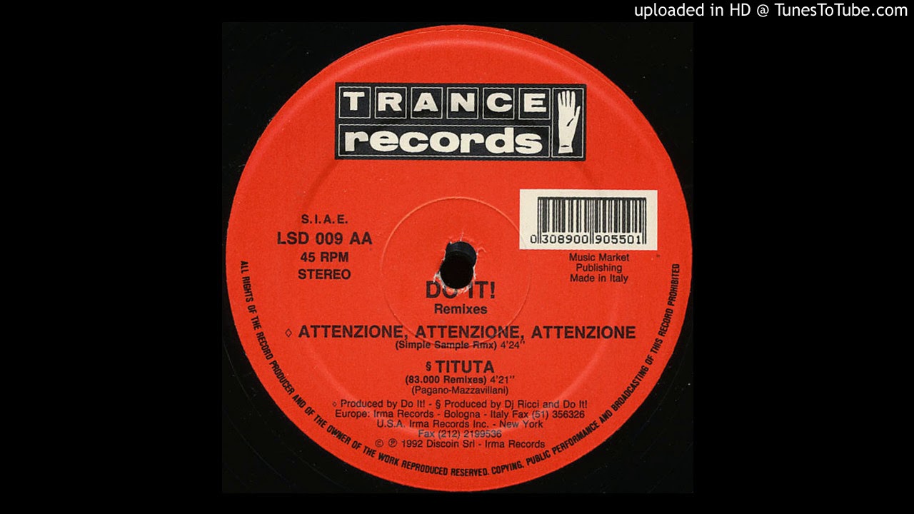 Do It! - Tituta (83000 Mixes) (1992)