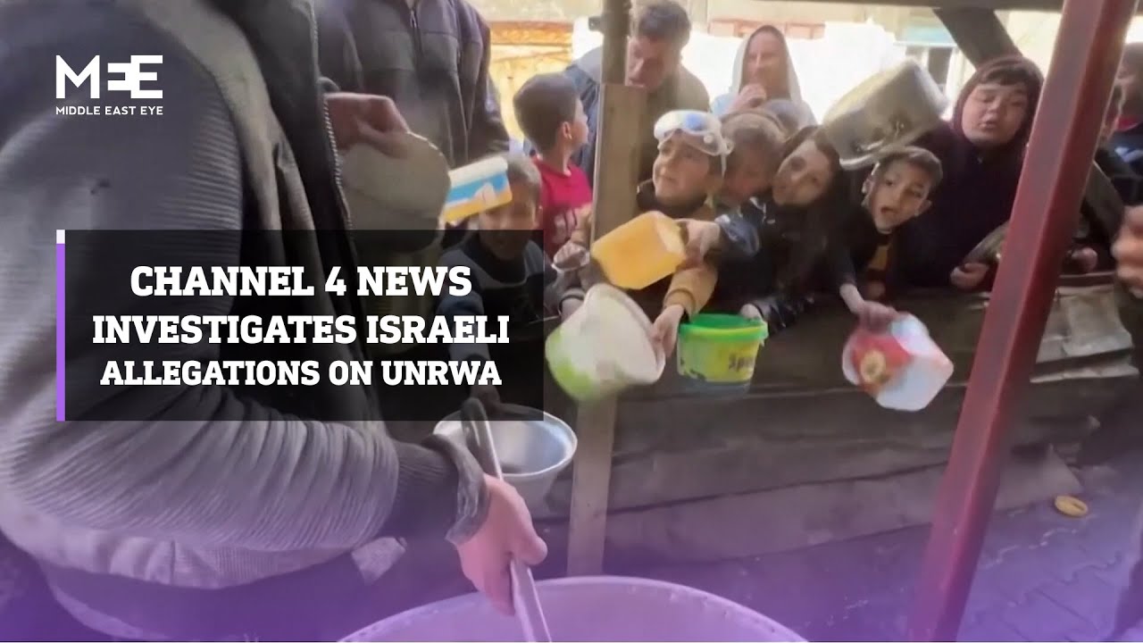 Channel 4 News investigates Israeli allegations against Unrwa