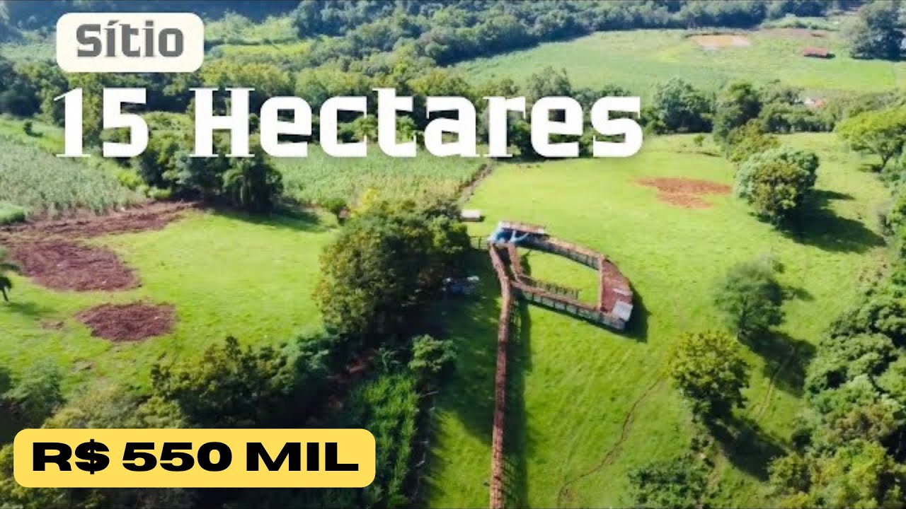 Indisponível - Sítio 15 hectares + Casa + Galpão + Aptidão Gado de Corte R$ 550 Mil