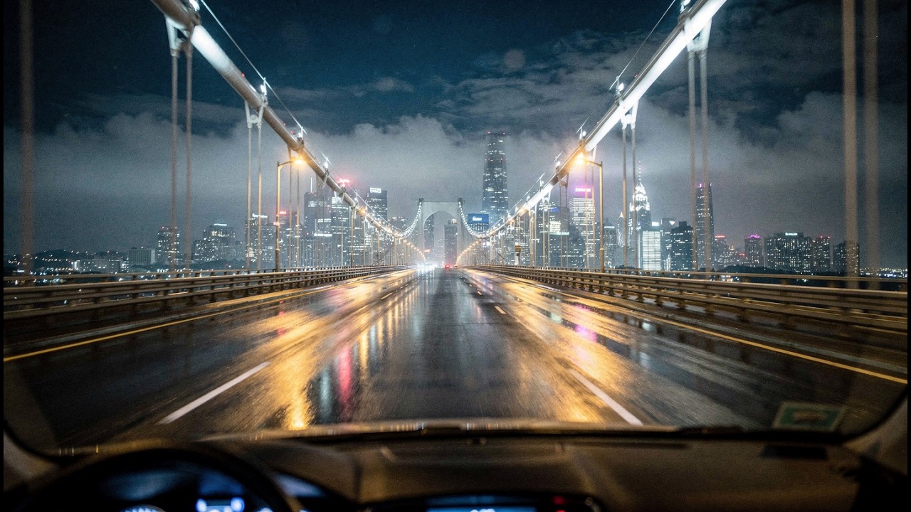 Night Drive Vibezzz — Neon Bridge   |   Dark Instrumental Night Drive Mix