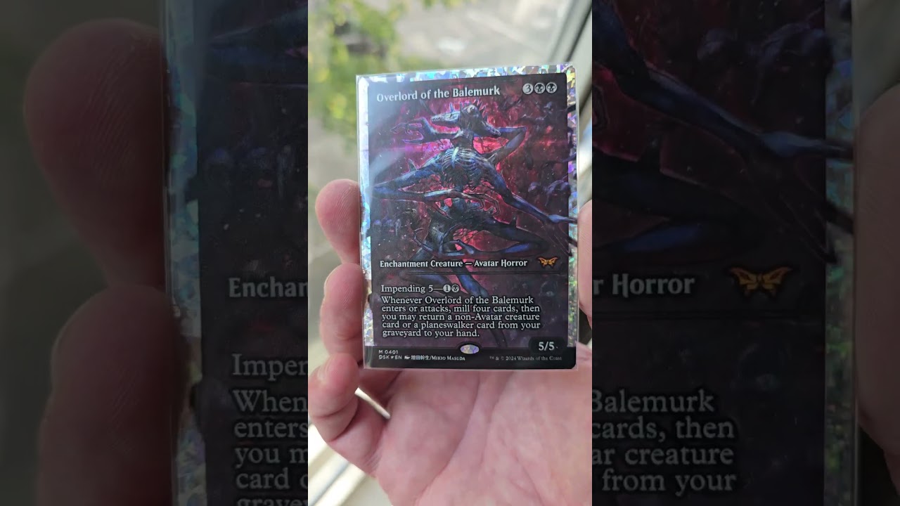 Mtg Overlord of the Balemurk Fractured Foil