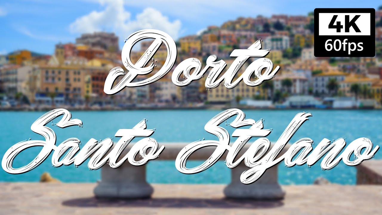 【4K】PORTO SANTO STEFANO Walking Tour