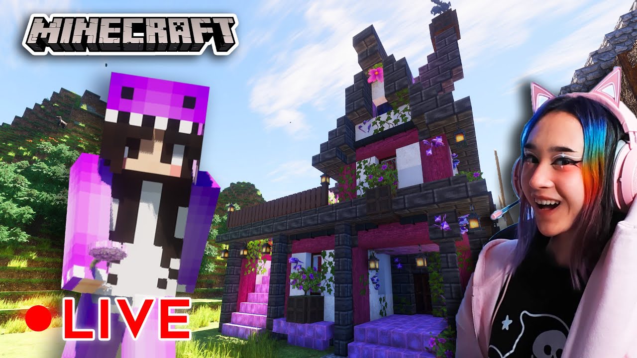 BOUWEN op de enige echte KITTACHICK SERVER | Minecraft Creative LIVE
