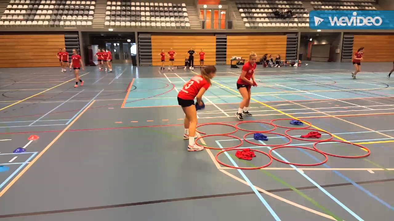 Handbalschool Brabant training meisjes B 23 april 2016 - omschakeling eerste fase