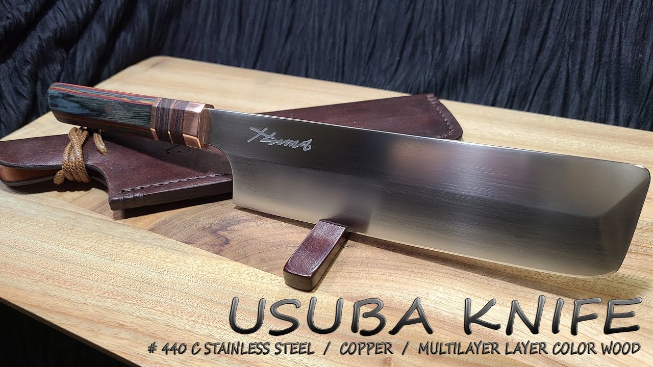 KNIFE MAKING / USUBA KNIFE 수제칼 만들기 # 140