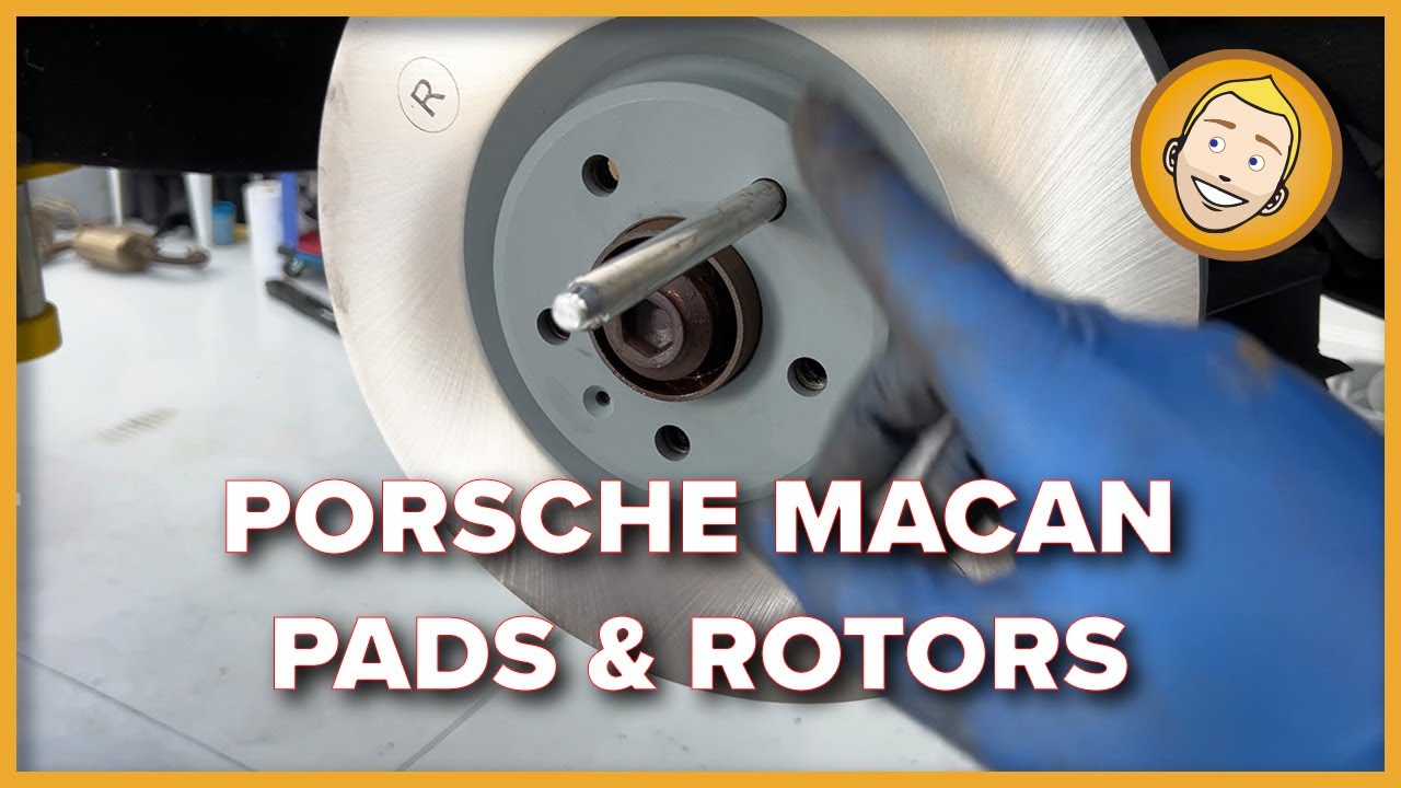 Porsche Macan Turbo Front BRAKE PADS and ROTOR Replacement