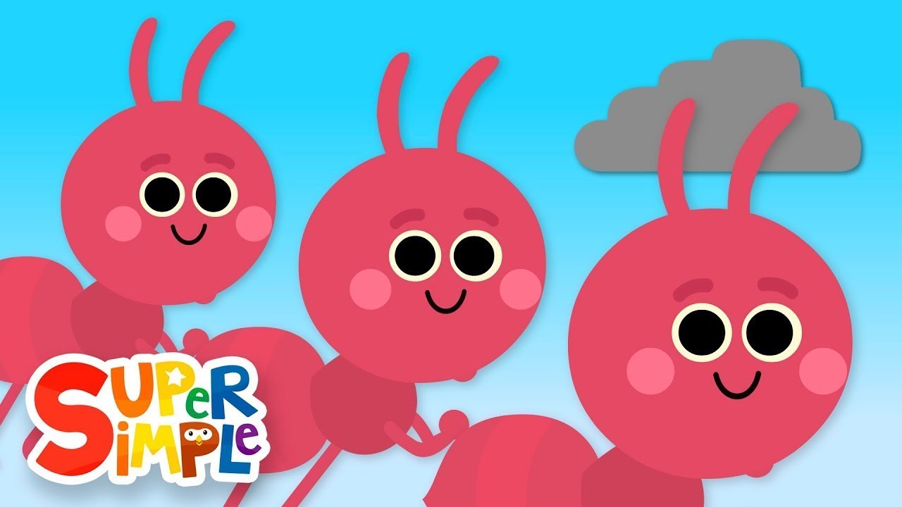 🌧️🐜🛑 The Ants Go Marching 1 Hour Loop Repeat | Kids Songs | Super Simple Songs