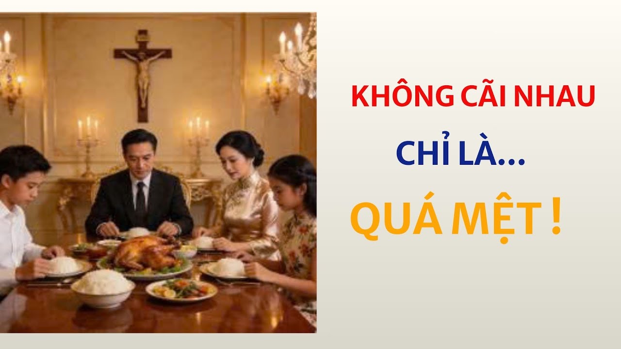 GIA ĐÌNH CHƯA HOÀN HẢO CHỈ CẦN CÙNG CẦU NGUYỆN