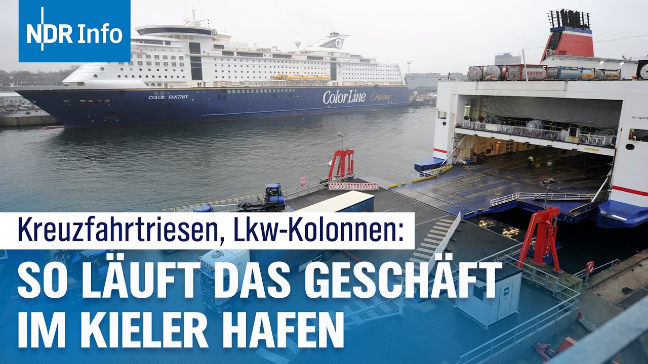 Hafen nonstop: Wie der Seehafen in Kiel funktioniert | NDR Info
