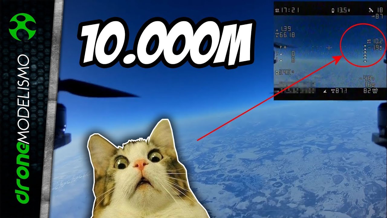 UM MINI DRONE a 10KM de ALTITUDE? MAS COMO?