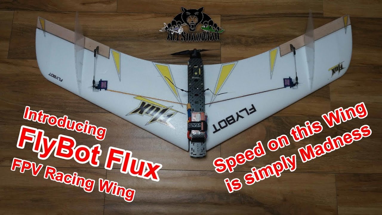 Introducing Flybot Flux High Speed FPV Racing Flying Wing Kit