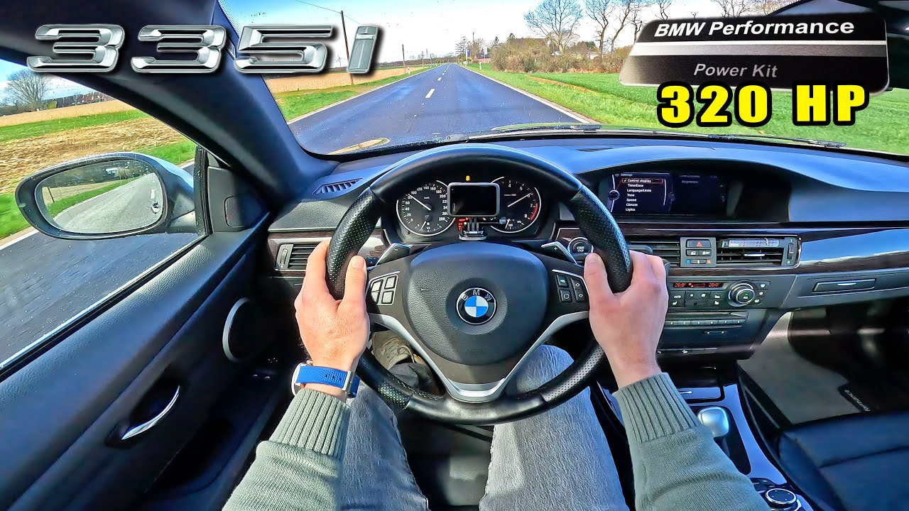 BMW 335i xDrive E92 M-Performance POWER & SOUND KIT | POV Test Drive
