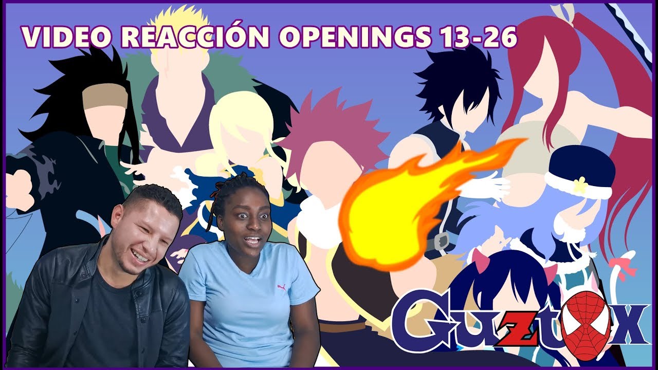 FAIRY TAIL REACCIÓN OPENINGS 13-26 | PARTE 2