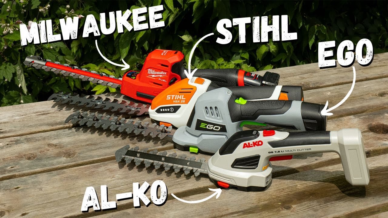 Ручные кусторезы? Milwaukee, STIHL, EGO или AL-KO? Какой из них вам подходит...