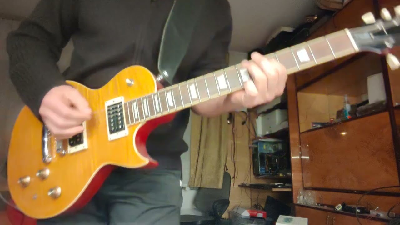 Zz Top ' just got paid' guitar riff in hard rock version 