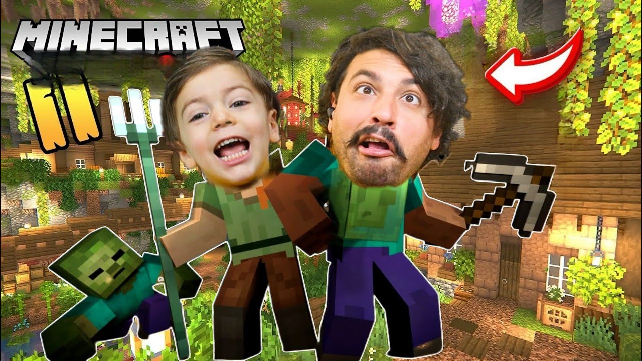 YAVUZ SELİM İLE İLK DEFA MİNECRAFT OYNADIK! YERALTI CENNETİ BULDUK 😄 MİNECRAFT 39.BÖLÜM