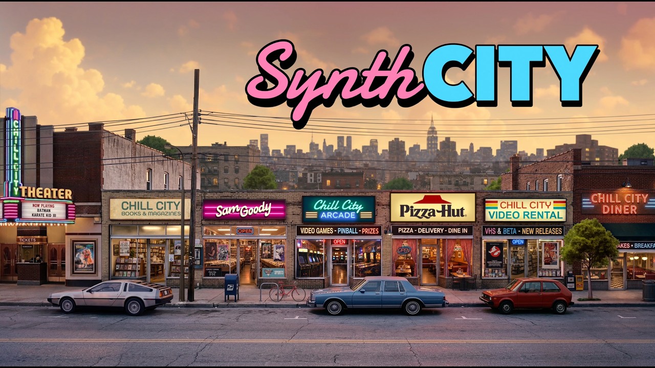 🎹 Synth City | A Nostalgic Friday Night In The 80s Ambiance | Retro Synthwave & Retrowave Vibes