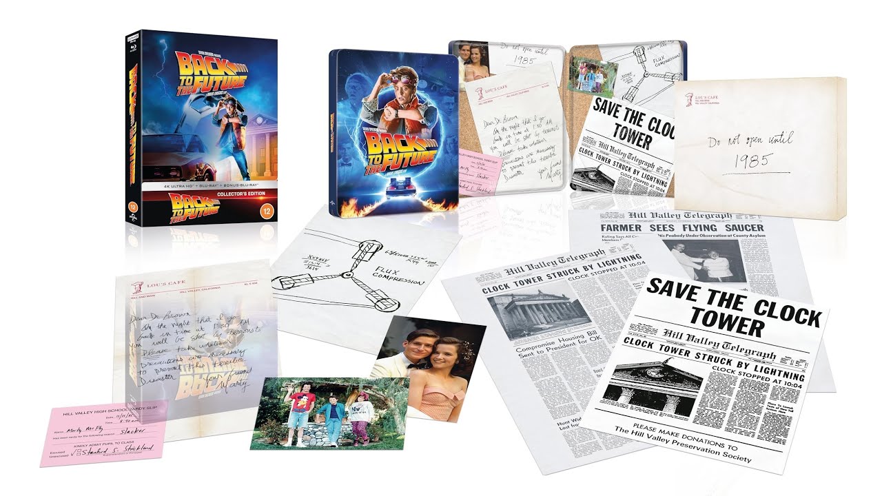 Back to the Future - 40th Anniversary Collector's Steelbook 4K UHD UNBOXING - 4K/60