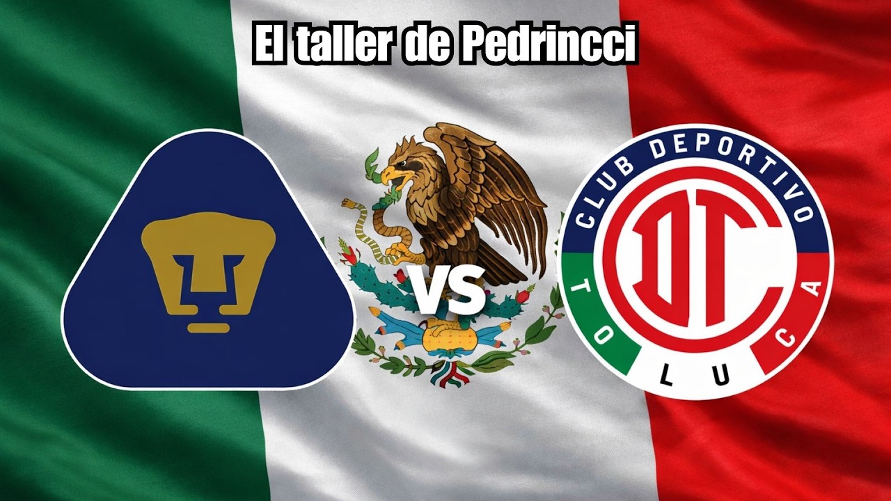 Pumas Vs Toluca | SIN TARJETAS - Liga MX 🔥⚽ @ElTallerdePedrincci​