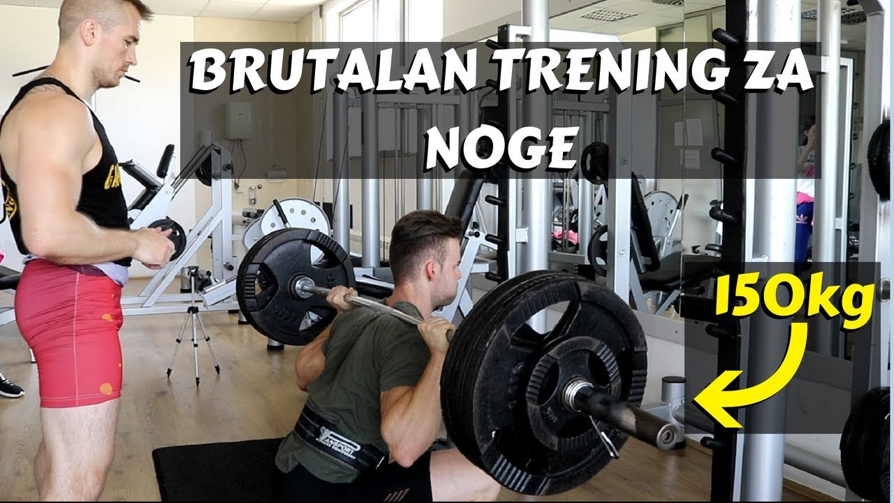 BRUTALAN TRENING ZA NOGE SA NAJJACIM CUCNJEM U SRBIJI