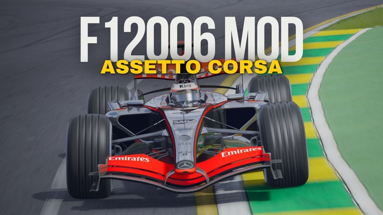 Assetto Corsa F1 2006 &ndash; Kimi R&auml;ikk&ouml;nen FLIES Around Melbourne in the McLaren MP4-21!
