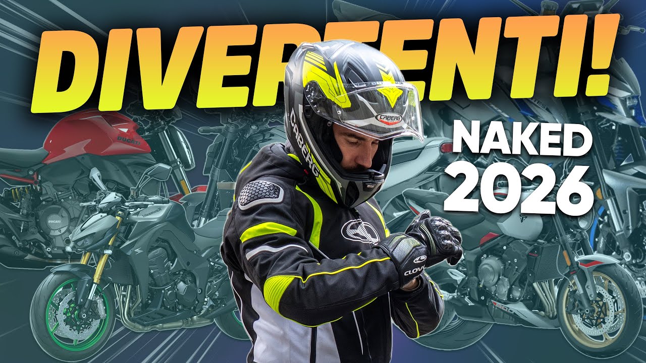 LE MIGLIORI 5 NUOVE MOTO NAKED DEL 2026!
