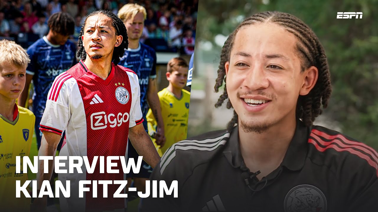 KIAN FITZ-JIM gaat vol voor kans onder Heitinga: 