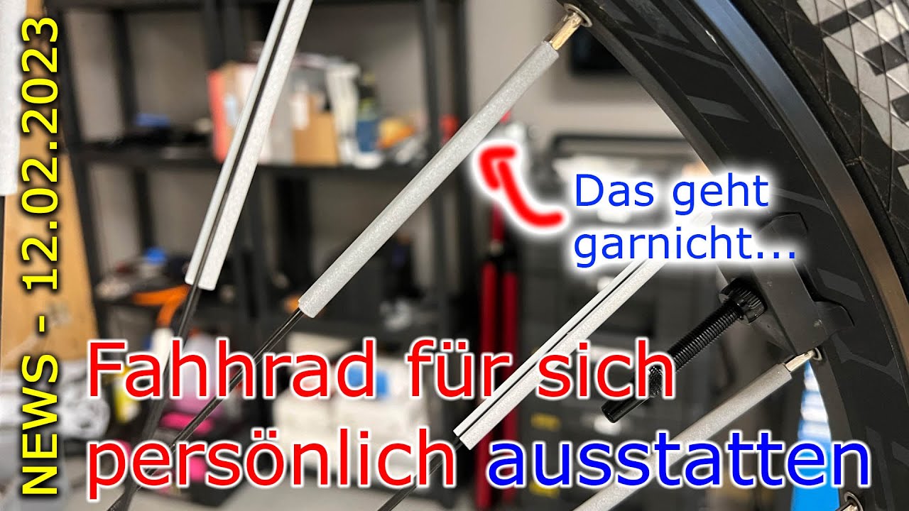 Das Fahrrad für sich persönlich ausstatten // Das geht so garnicht...