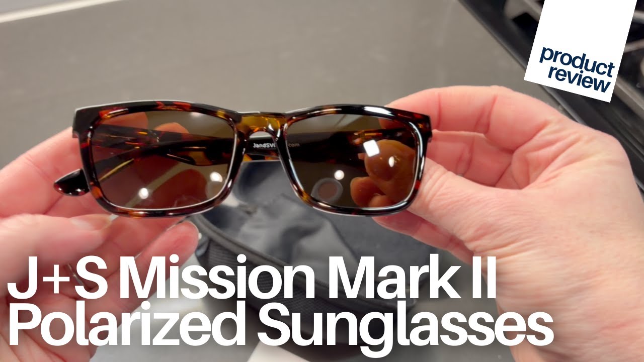 J+S Mission Mark II Polarized Sunglasses Review | UV400 Protection with Spring Hinges