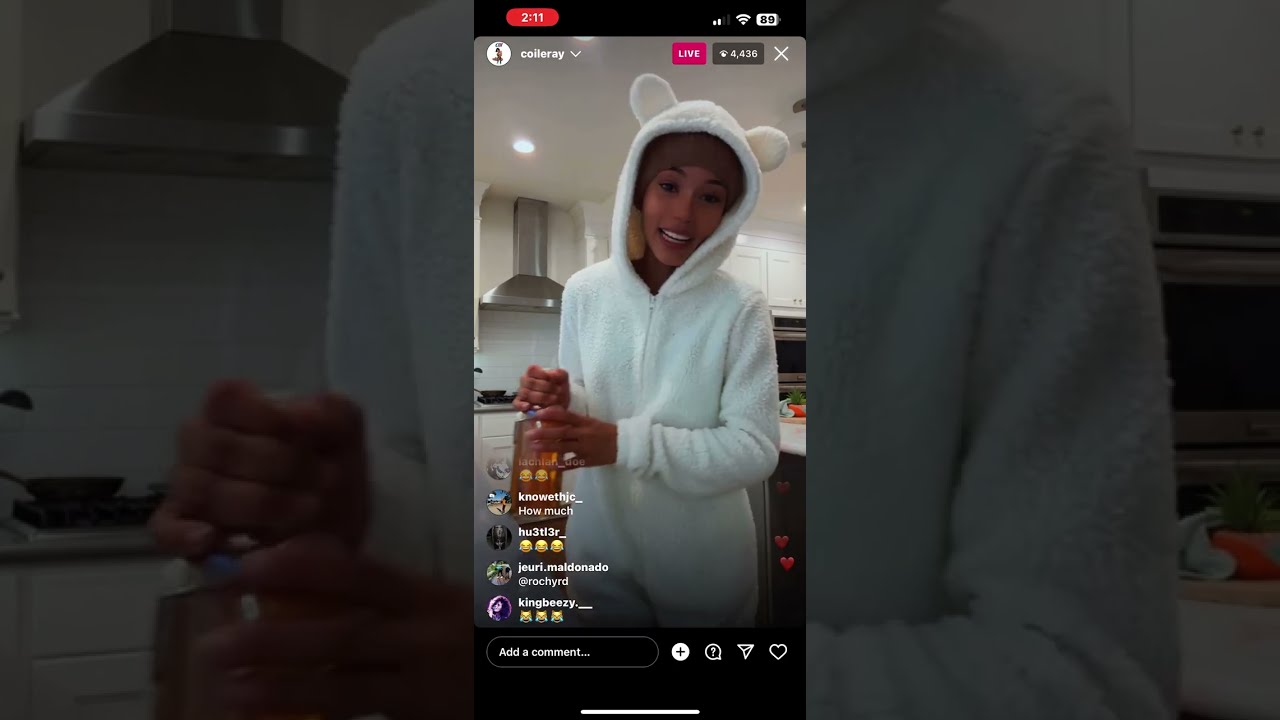 Coi Leray Live Testing New Gadget