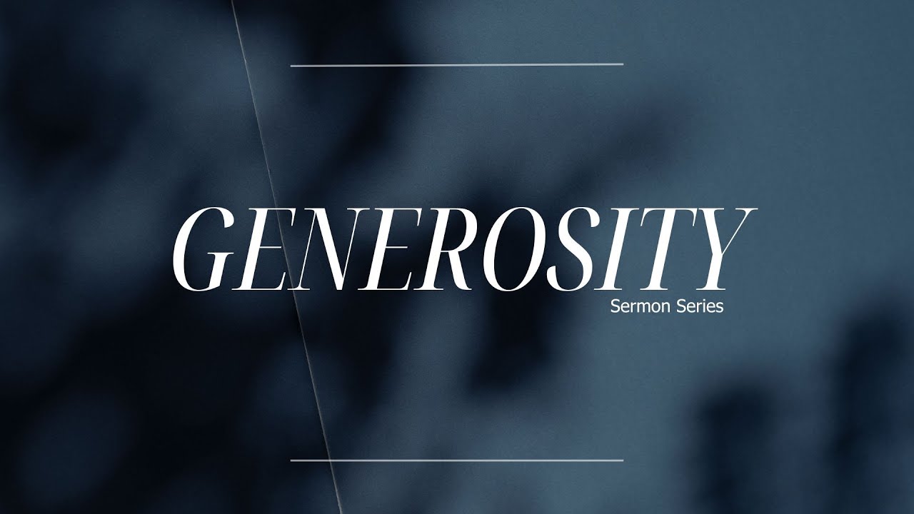 Generosity Begins With Presence - Jan 11