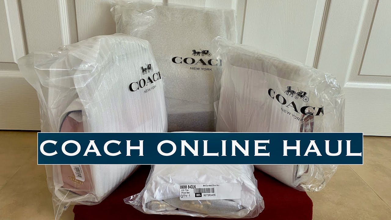 **EXCITING HUGE COACH OUTLET HAUL** Unboxing ** First Impressions ** Review