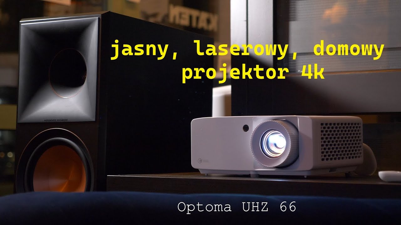 Optoma UHZ 66 - jasny, laserowy, domowy projektor 4K