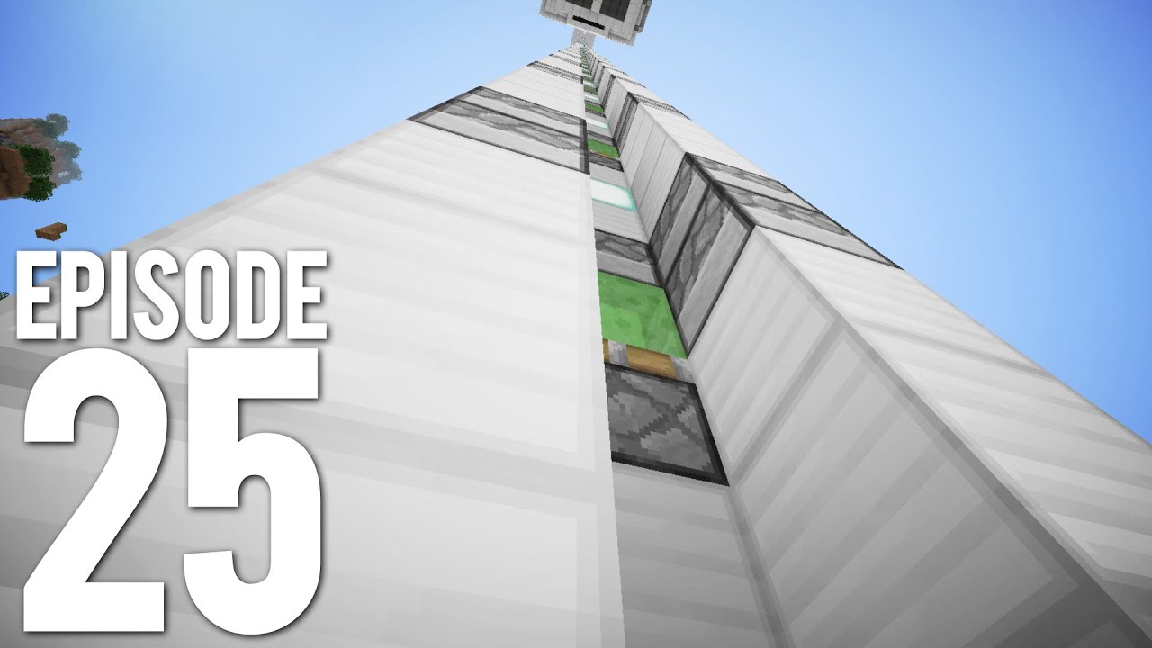 Hermitcraft 3: Episode 25 - The Tallest Piston Elevator