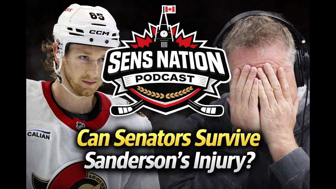 Can Senators Survive Sanderson Injury? Losing To The Habs And Their AHL Goalie