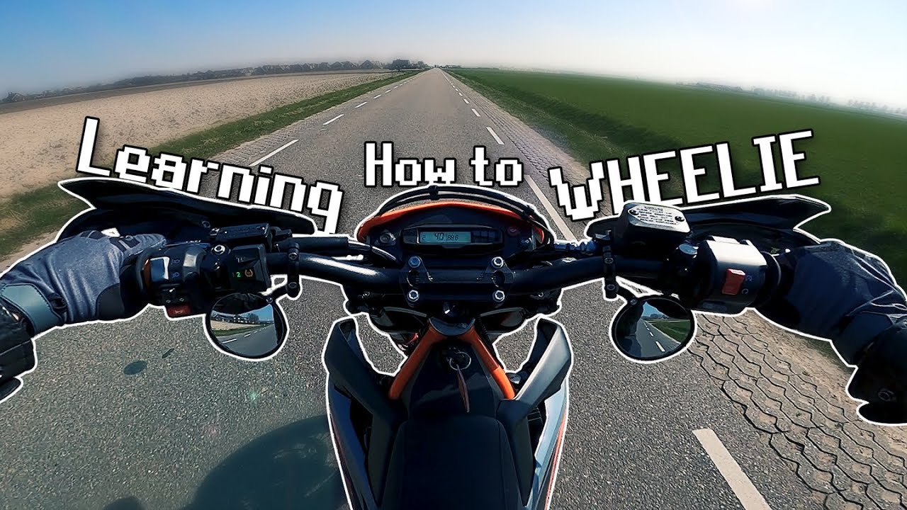 Learning How To WHEELIE On The KTM 690 SMC R | #Day2