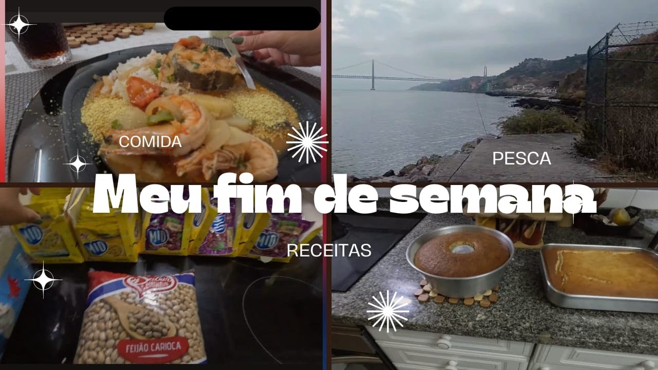 Receitas de fim de semana e Compras