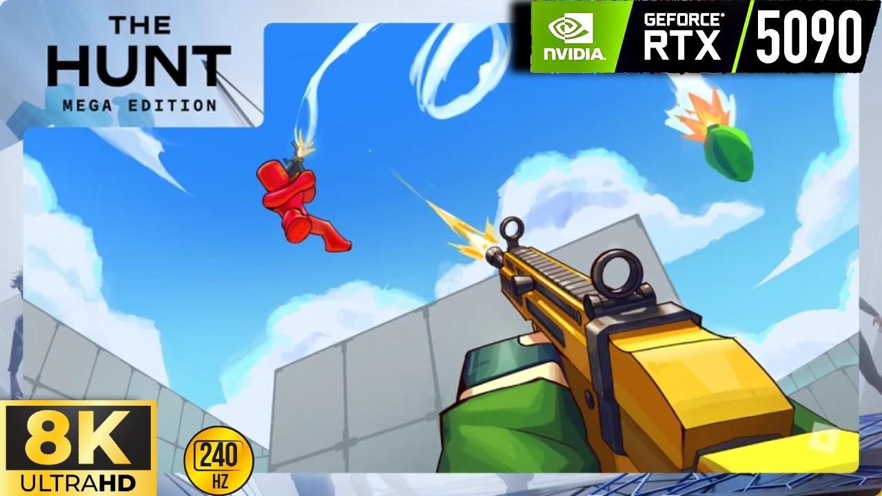 RTX 5090: 8K 240 fps Roblox Shooter Games