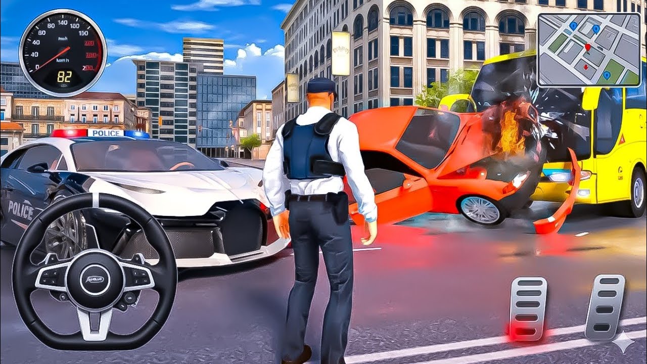 Police Car Chase Simulator - Android Gameplay Walkthrough | Part 1