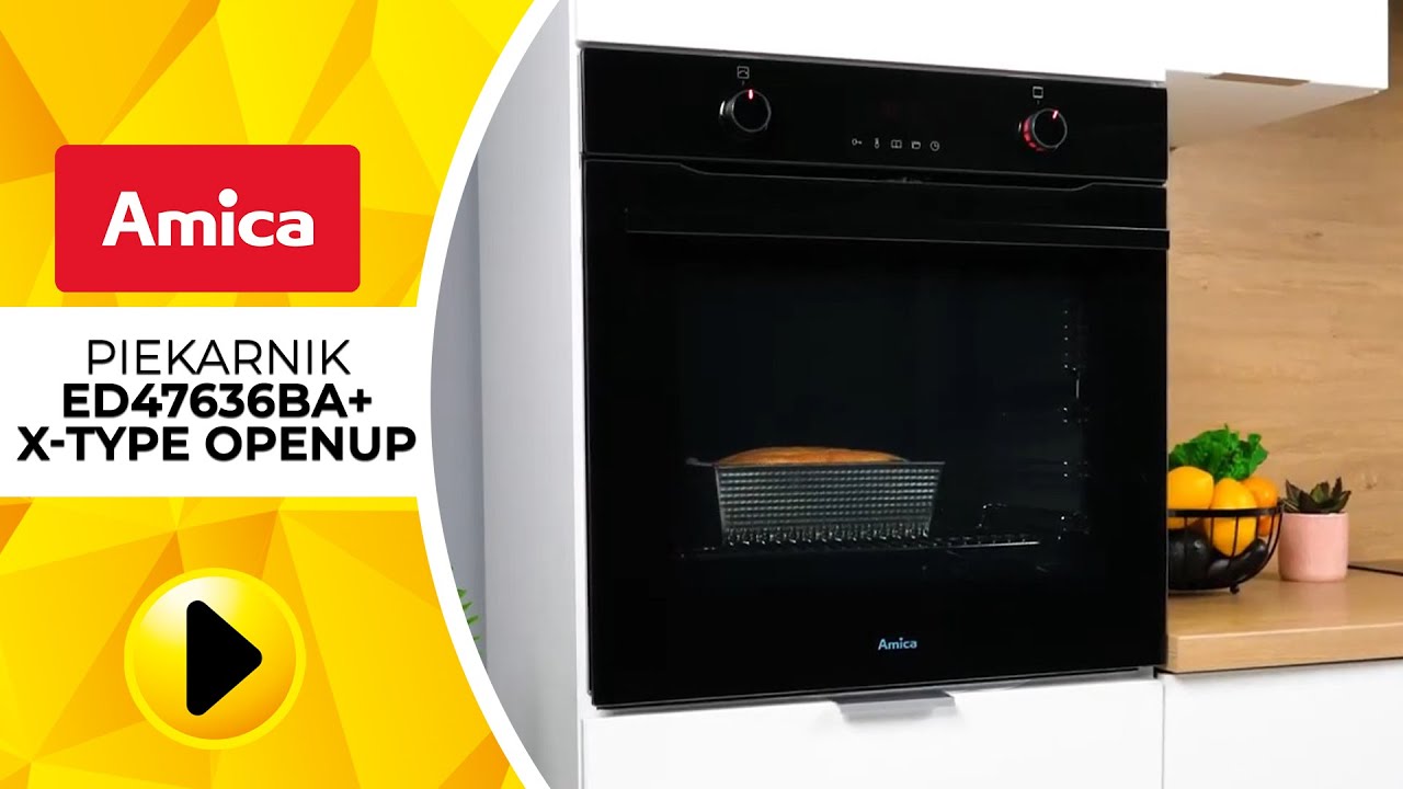 Piekarnik Amica ED47636BA+ X-TYPE Openup | Wideoprezentacja