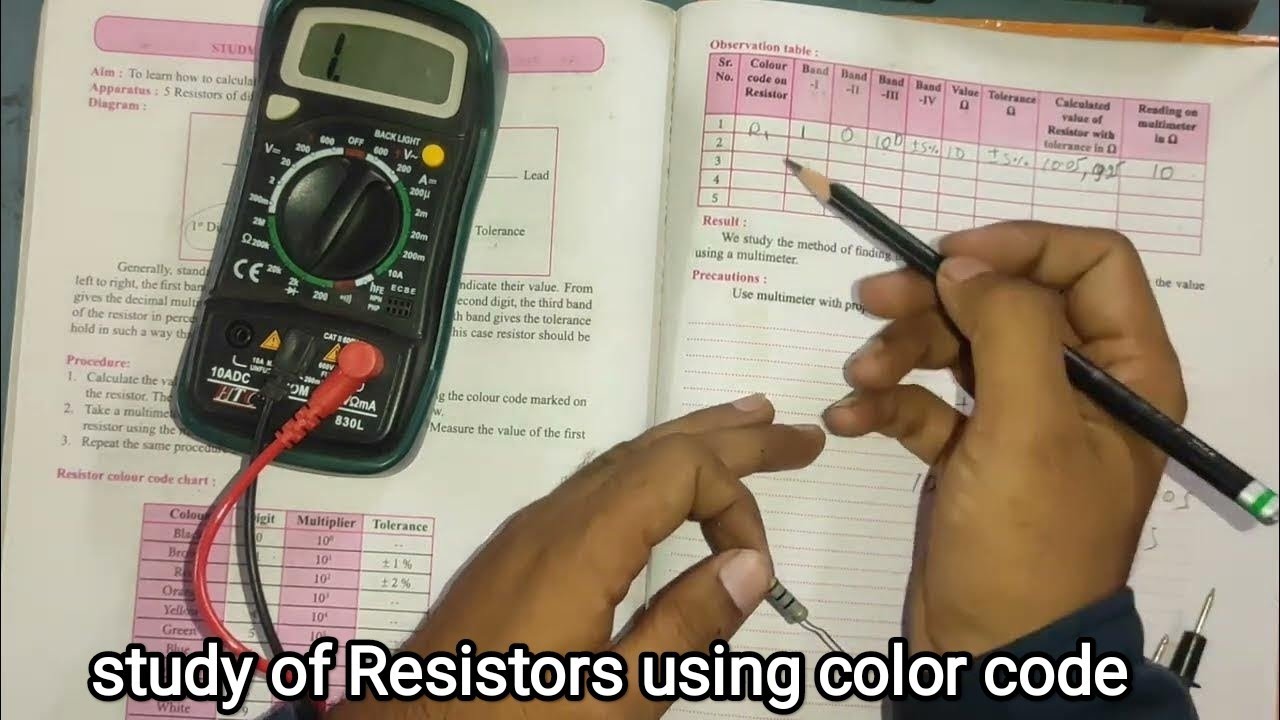 study of resistors using colour code 11th physics practical #11thphysics @a2zpractical991