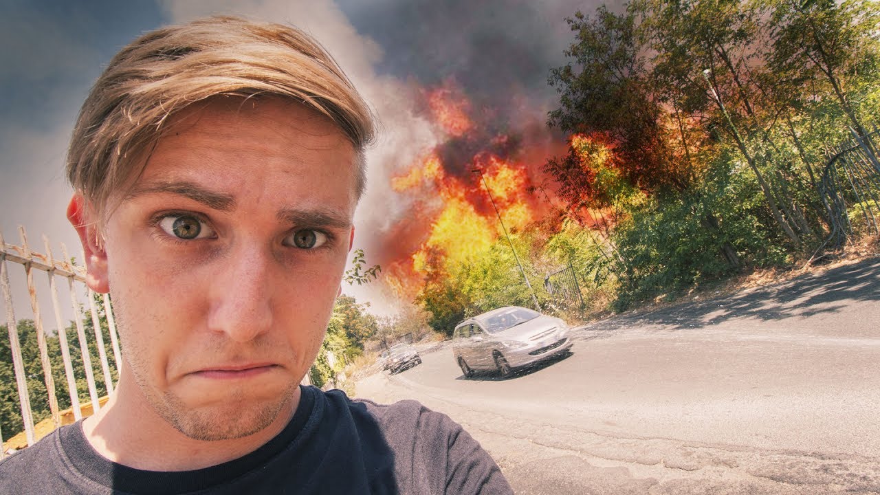 INCENDIO E POMPIERI SUL SET - Cane Secco