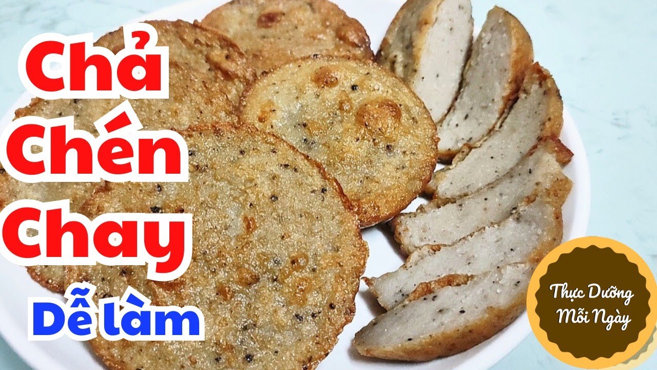 Chả Chén Chay cực dễ làm từ Nấm Bào Ngư