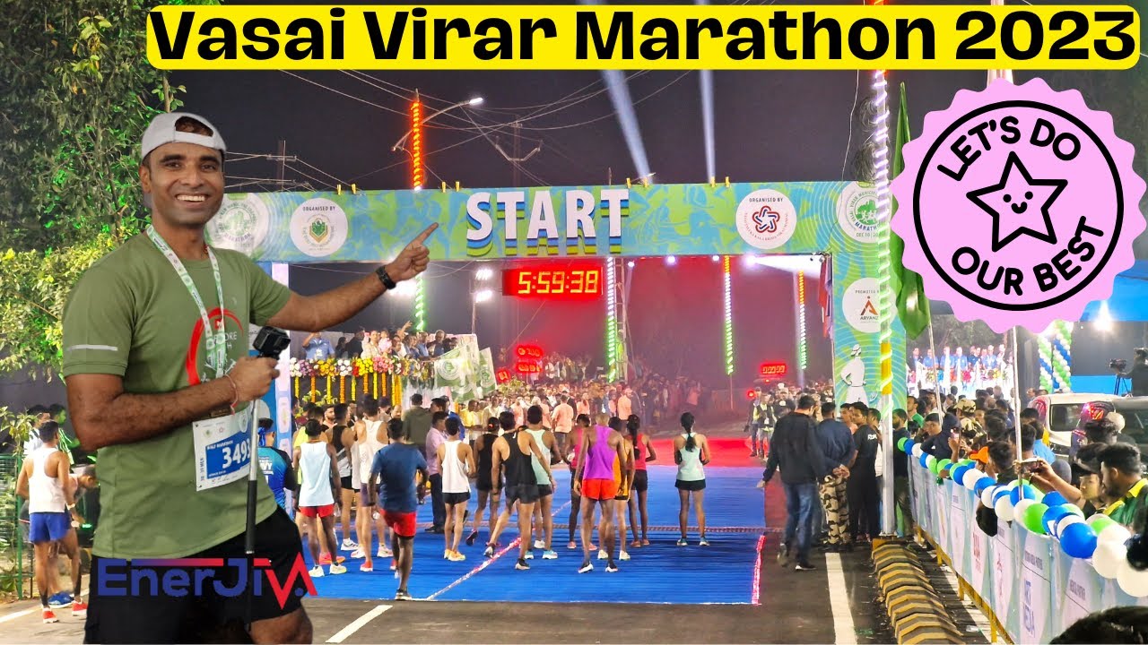 Vasai Virar Marathon 2023 - Must Do Event -Personal Best after 102km Cycling -01:?? - Swim Bike Run