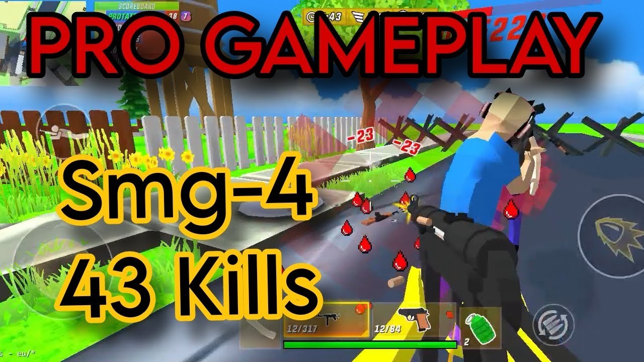 Dude Theft Wars Multiplayer Pro Gameplay | Smg-4 Gameplay 43 Kills
