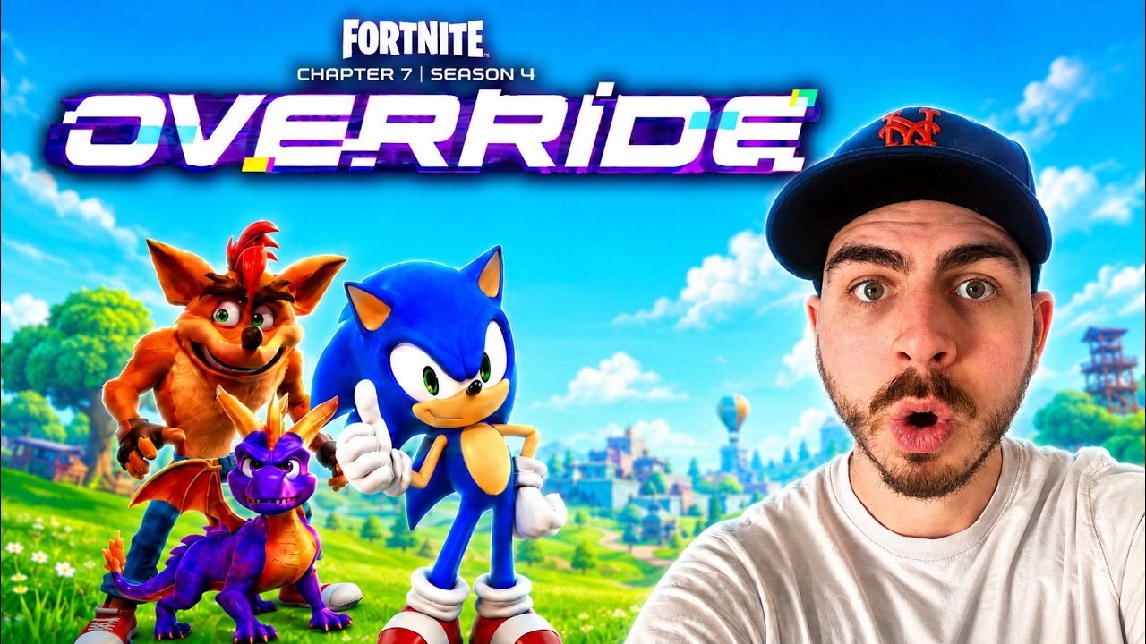 🔴LIVE - NEW Fortnite Override Season!!