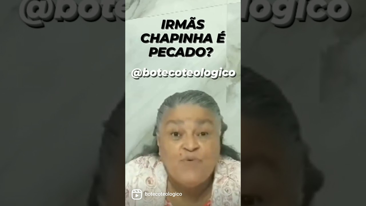 Chapinha é pecado sim - Pastora Nadir #shorts
